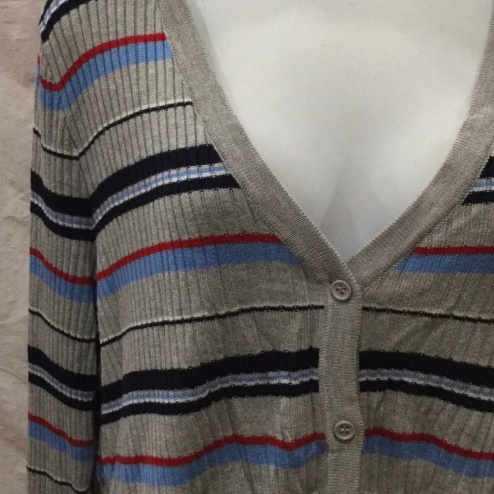 COPY - Striped Cropped Sweat… - Picture 3 of 5